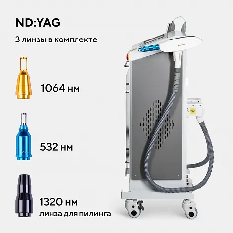 Неодимовый лазер + Элос эпилятор Lasertech COMBINE Premium Edition в Екатеринбурге